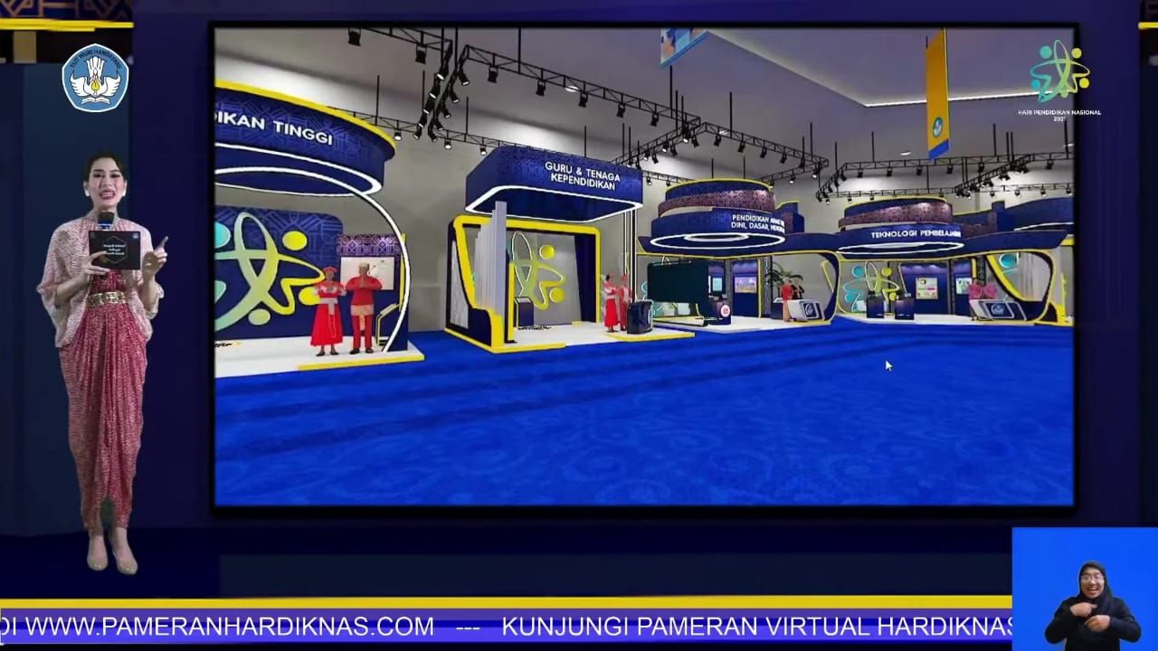 Mendikbudristek Buka Pameran Virtual Hardiknas Tahun 2021