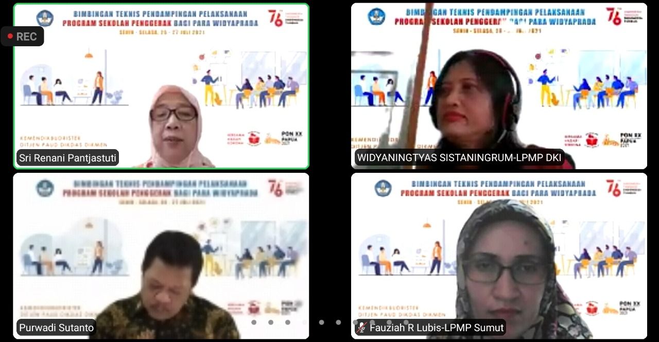 Sosialisasi Kebijakan Sekolah Penggerak bagi Widyaprada