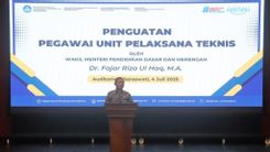 Wamendikdasmen Fajar Riza Ul Haq: Pegawai UPT Harus Jadi Juru Bicara Kebijakan Kementerian